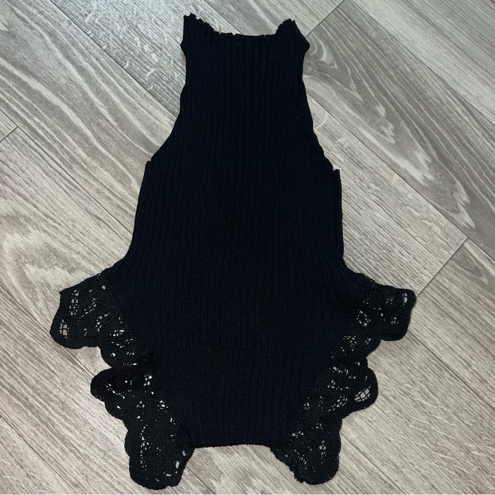 Zara 'Combination Crochet Knit Top' - Picture 2 of 4